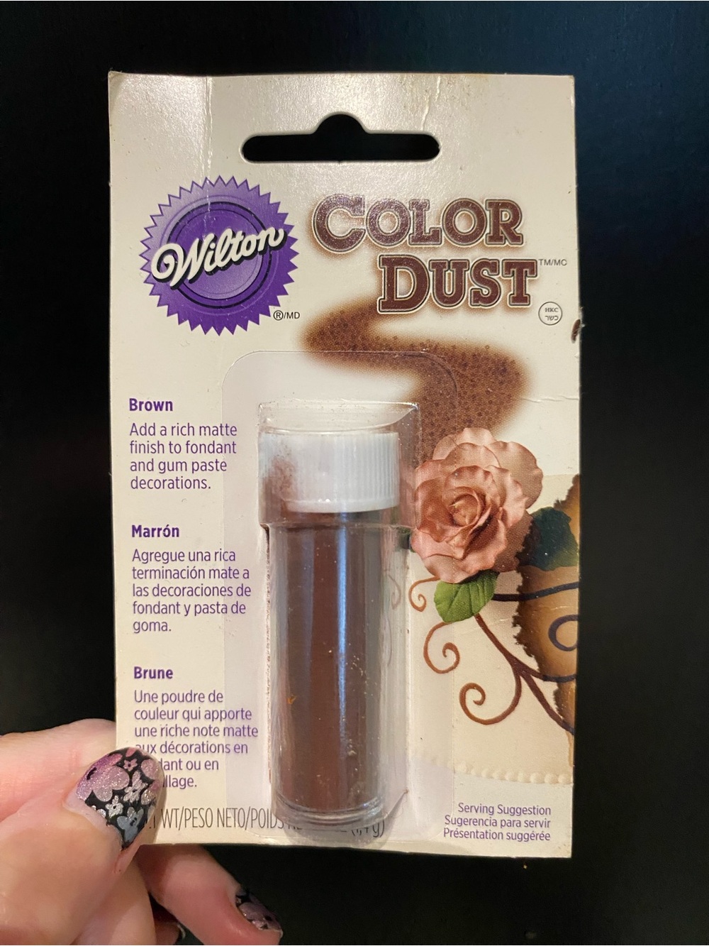 Wilton Brown Color Dust Cake Dusting Powder